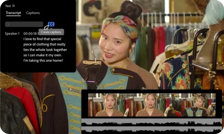 Untertitel mit Sprache zu Text erstellen