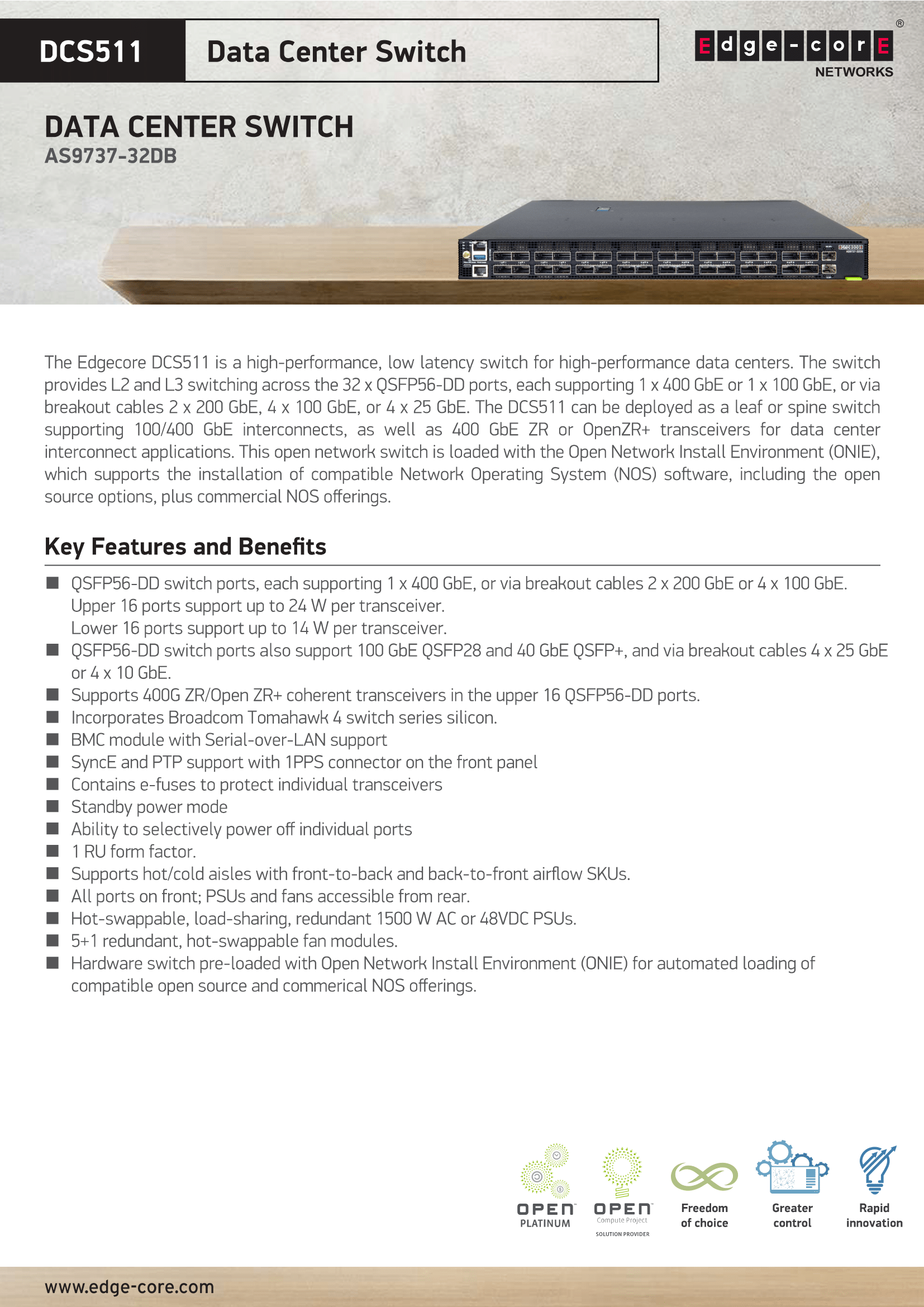 DCS511 Datasheet Thumbnail 1