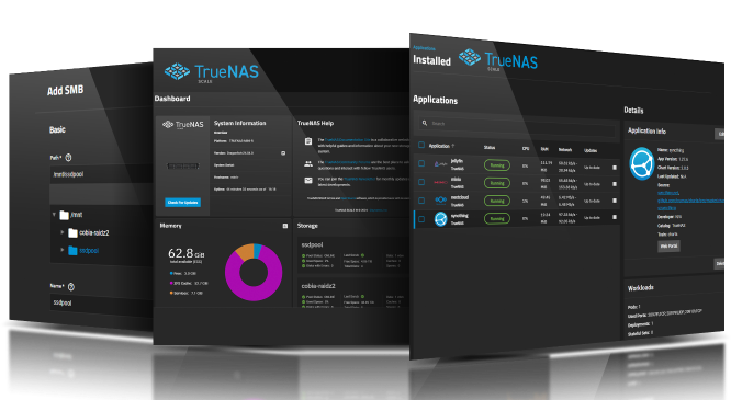 TrueNAS Scale UI
