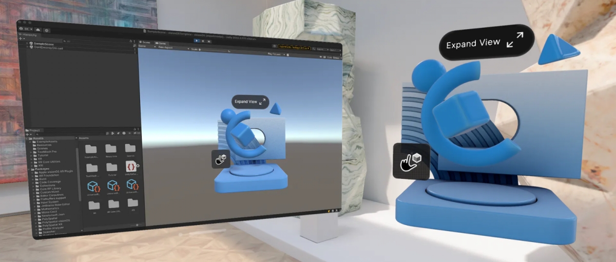 Apple Vision Pro: Unity unterstützt visionOS